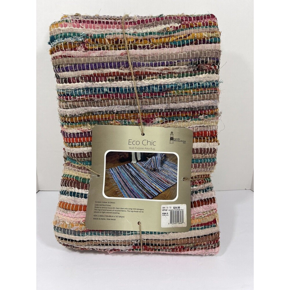 Chesapeake Merchandising Inc Eco Chic Multi Purpose Area Rug NIP